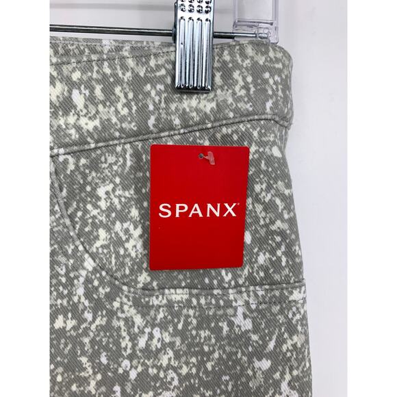 Spanx Ankle Jean-ish Leggings Womens Size Large Speckled Gray NEW - Picture 4 of 7